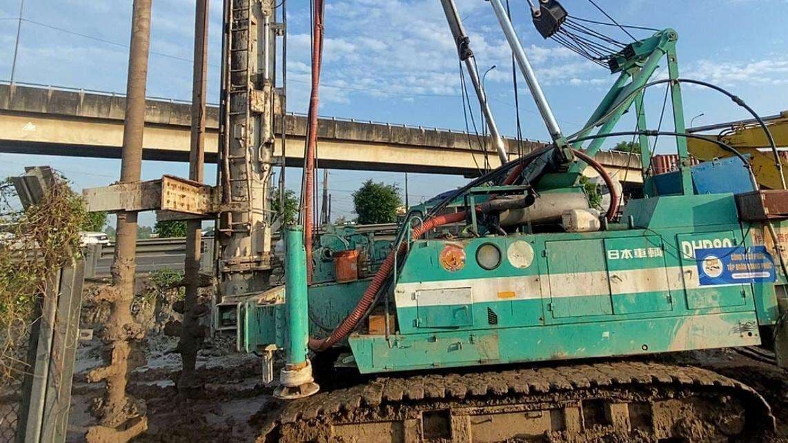 Thi công cọc xi măng đất (CDM)